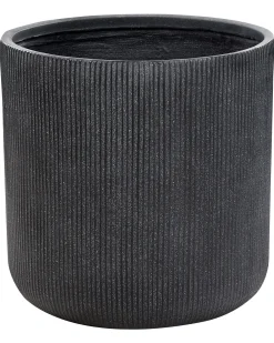 Vaso per piante OREOI 55 cm Grigio grafite