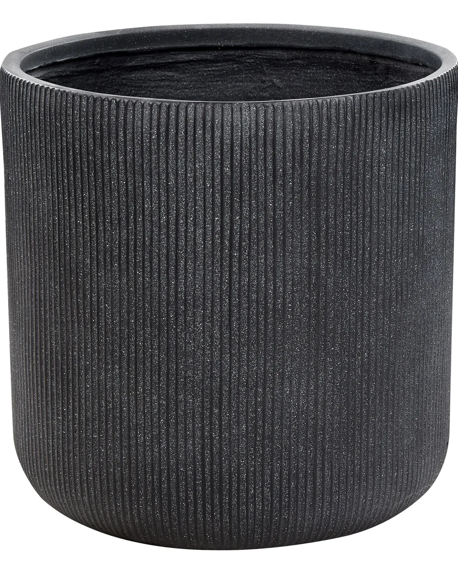 Vaso per piante OREOI 55 cm Grigio grafite