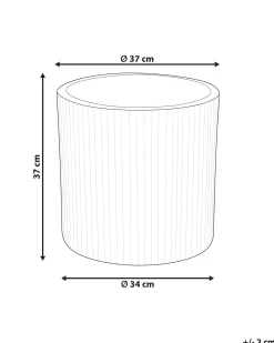 Vaso per piante OREOI 37 cm Bianco sporco
