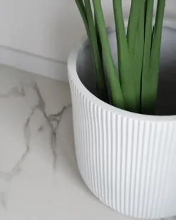 Vaso per piante OREOI 37 cm Bianco sporco