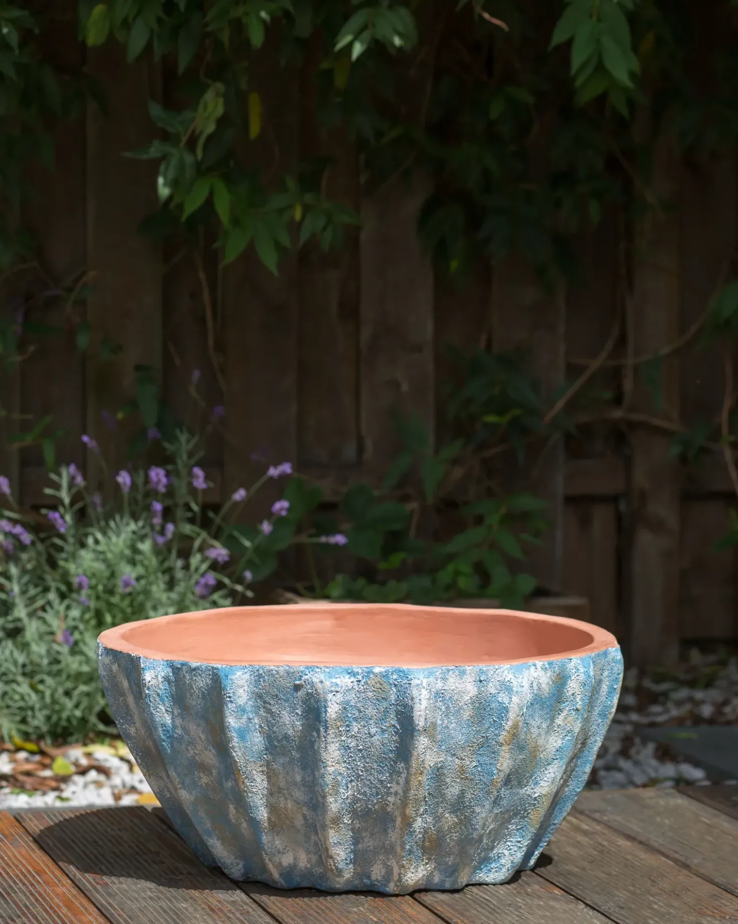 Vaso per piante OSTRYA 51 cm Blu