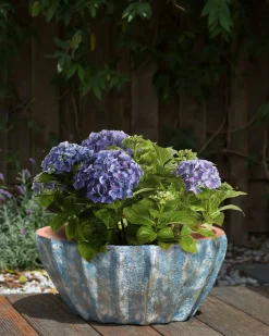 Vaso per piante OSTRYA 51 cm Blu