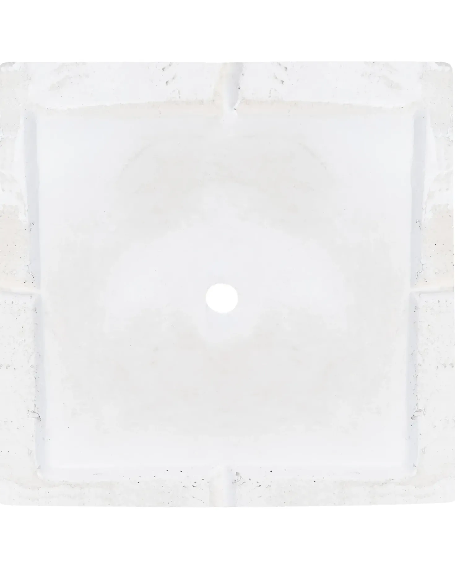 Vaso per piante PAROS 40 cm Bianco