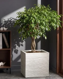 Vaso per piante PAROS 40 cm Bianco