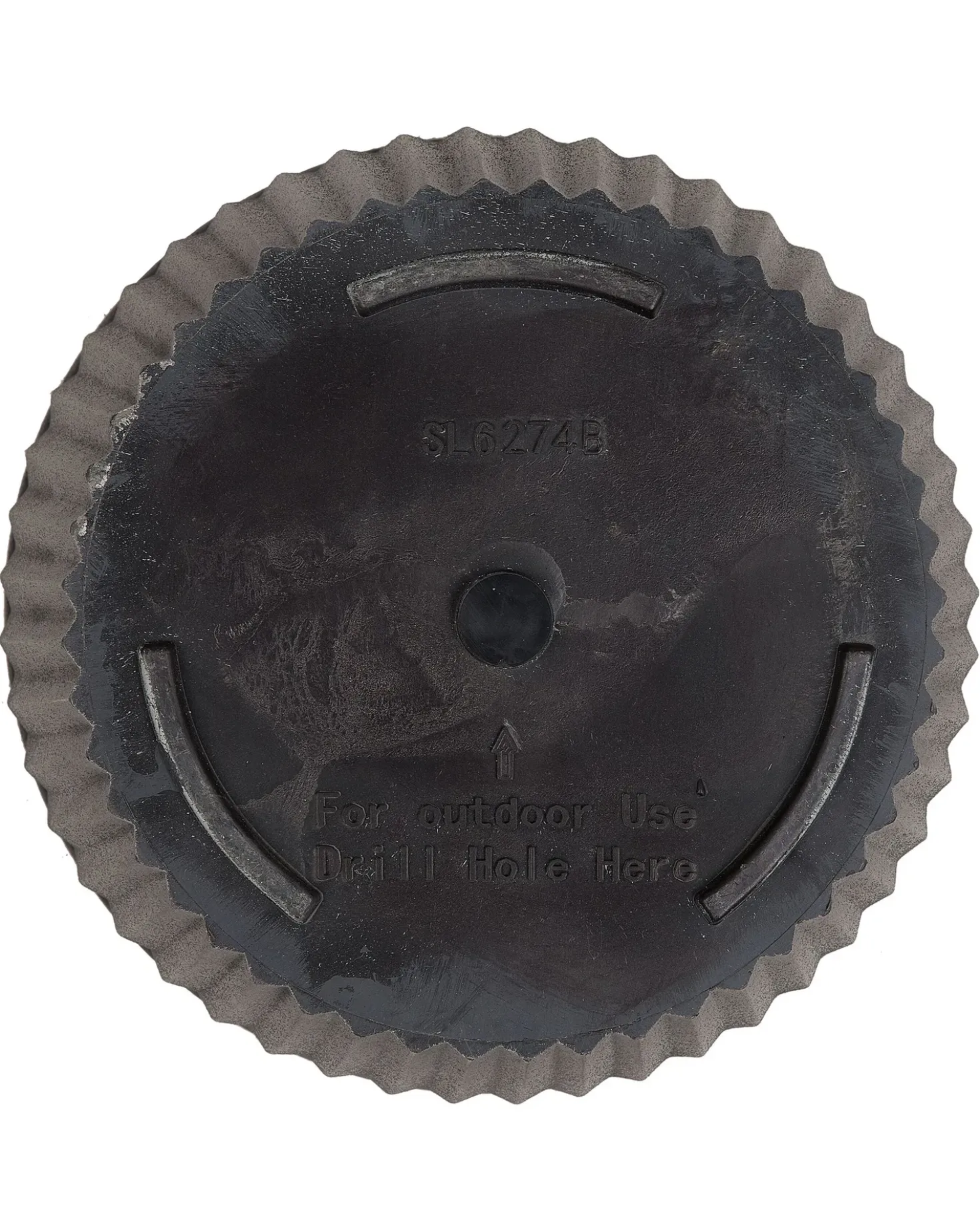 Vaso per piante POKA 36 cm Tortora