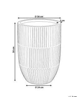 Vaso per piante POROS 36 cm Beige chiaro