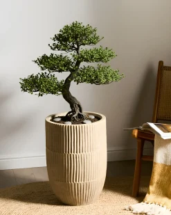 Vaso per piante POROS 36 cm Beige chiaro