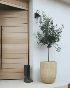 Vaso per piante POROS 36 cm Beige chiaro