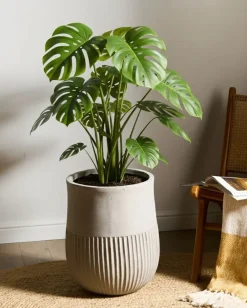 Vaso per piante PYLAROS 36 cm Grigio