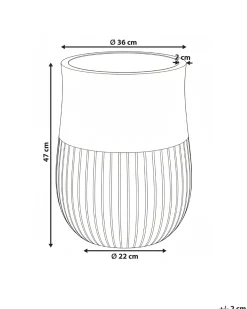 Vaso per piante PYLAROS 36 cm Beige