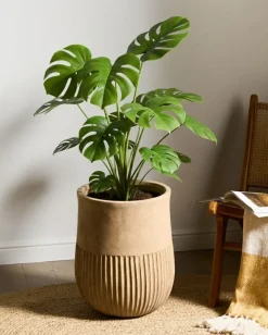 Vaso per piante PYLAROS 36 cm Beige