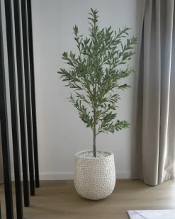 Vaso per piante QIYUN 41 cm Beige chiaro