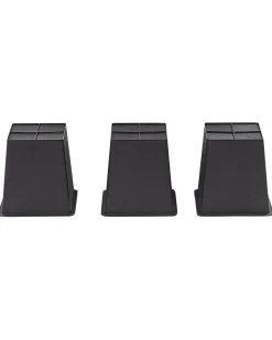 Vaso per piante rialzato CARAGANA Rattan sintetico (PE) 77 cm Nero