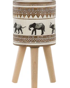 Vaso per piante rialzato KOTTES 22 cm Marrone chiaro