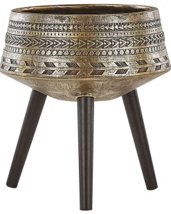 Vaso per piante rialzato VARDIANI 50 cm Oro
