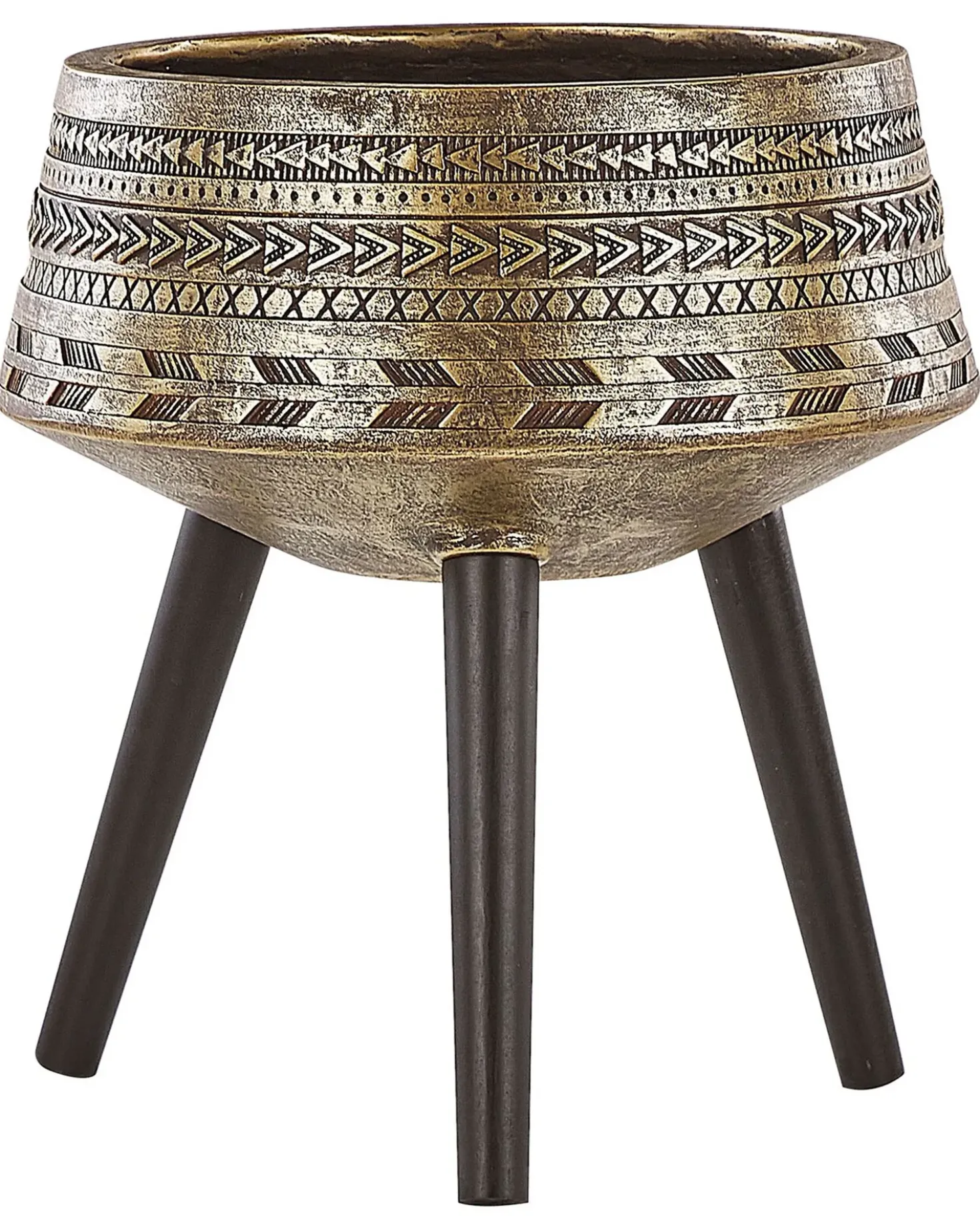 Vaso per piante rialzato VARDIANI 50 cm Oro