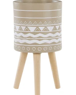 Vaso per piante rialzato MILINA 30 cm Beige