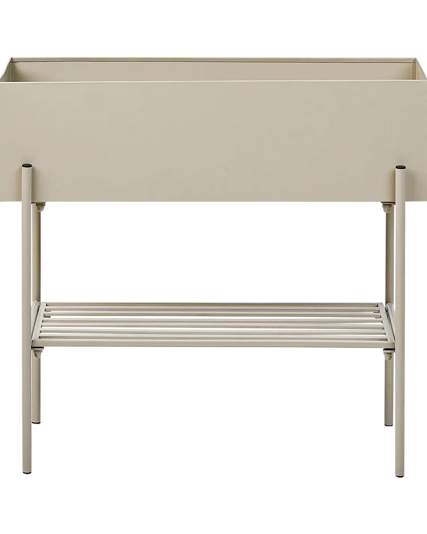 Vaso per piante rialzato VINCA Metallo 70 cm Beige