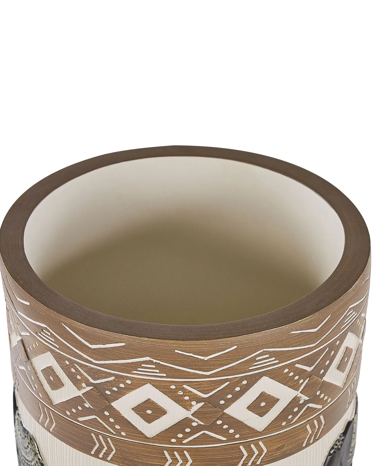 Vaso per piante rialzato ACHILIO 30 cm Marrone scuro