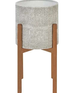 Vaso per piante rialzato PINSAPO Metallo 30 cm Grigio