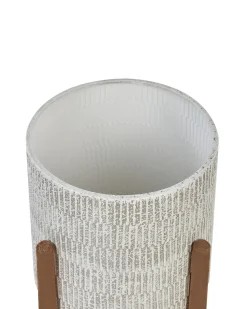 Vaso per piante rialzato PINSAPO Metallo 30 cm Grigio
