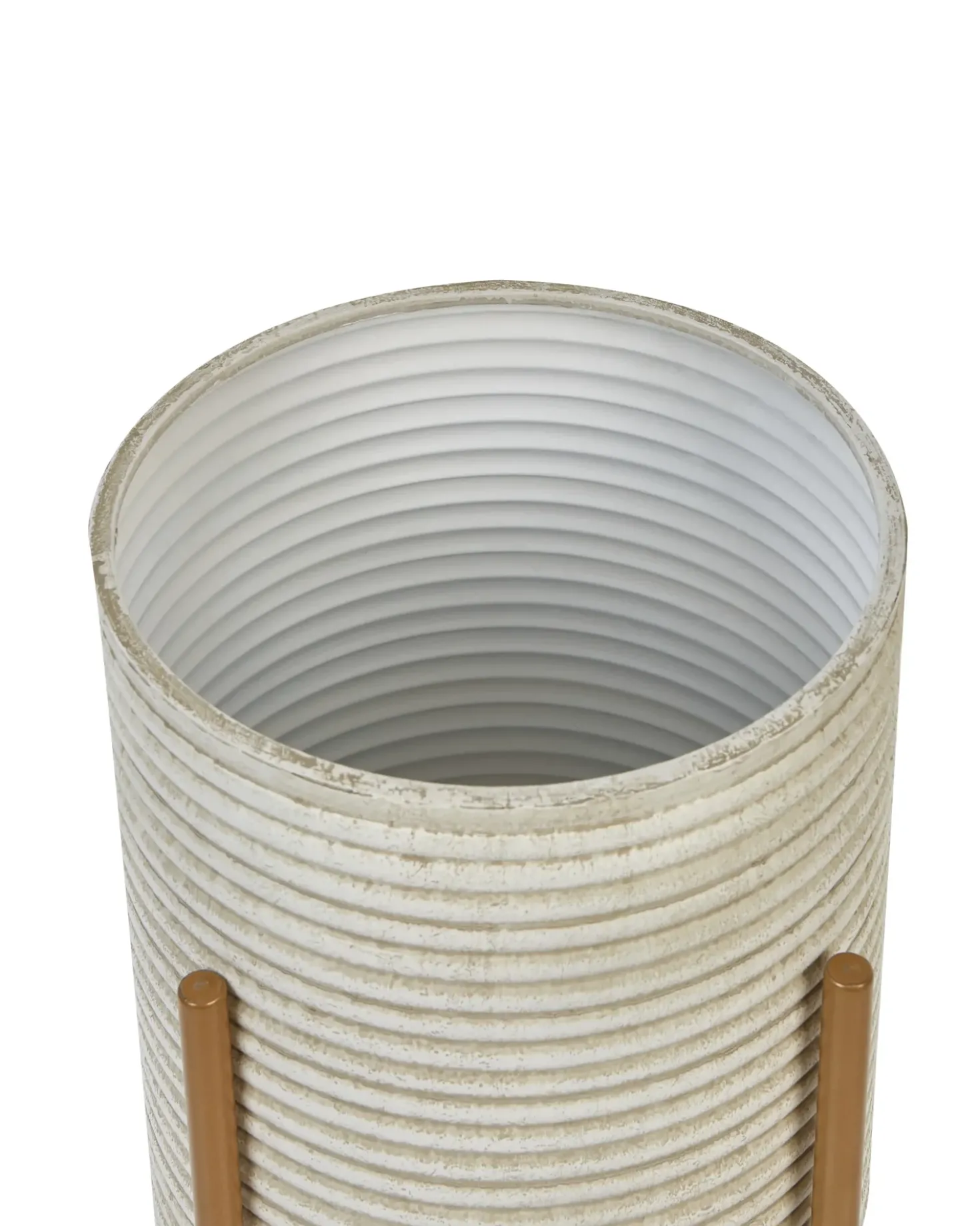 Vaso per piante rialzato ALPINUS Metallo 31 cm Tortora
