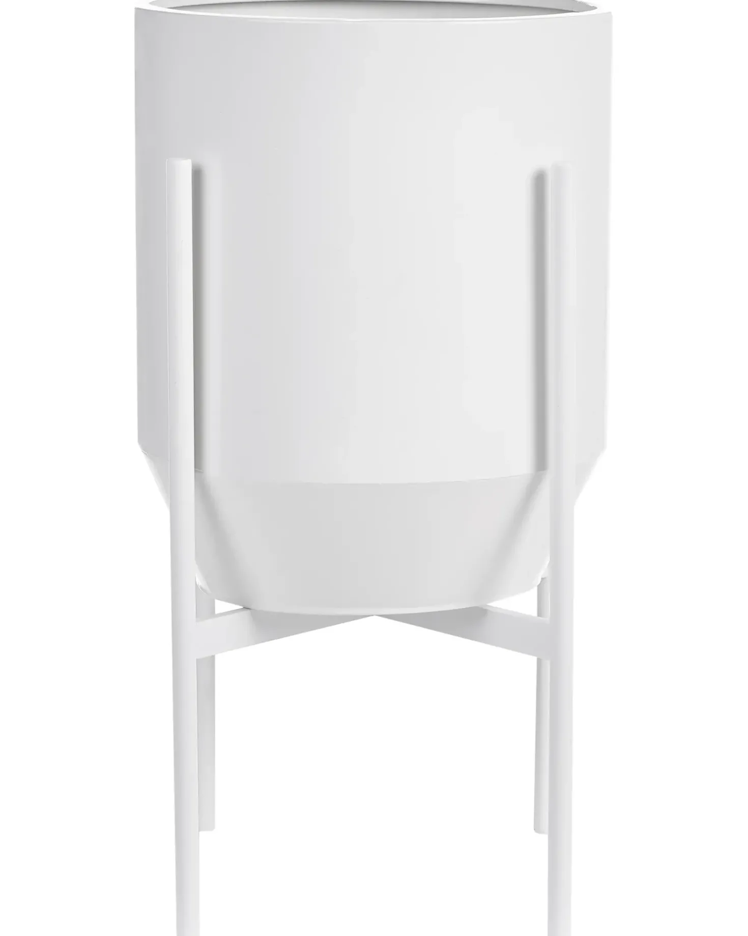 Vaso per piante rialzato HYBRIDUM Metallo 33 cm Bianco