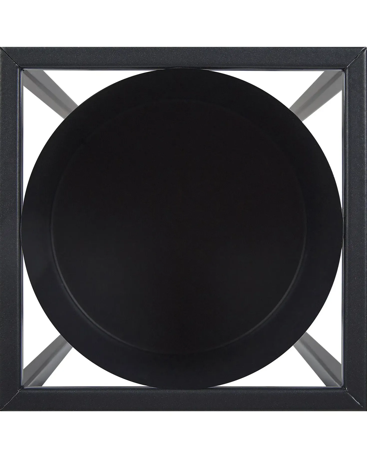 Vaso per piante rialzato IDRA Metallo 15 cm Nero