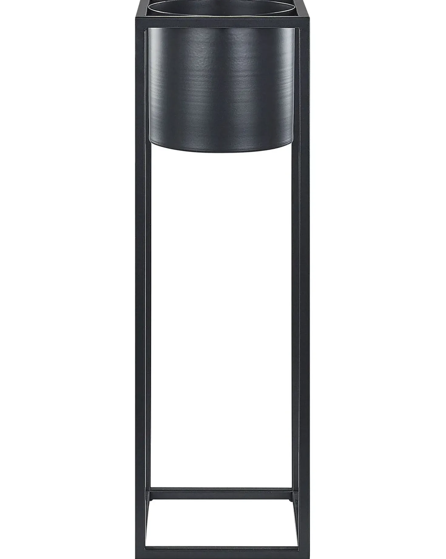 Vaso per piante rialzato IDRA Metallo 15 cm Nero