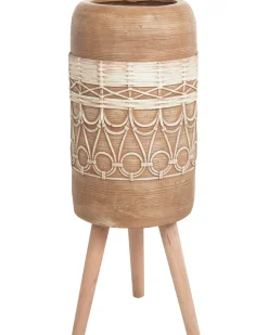 Vaso per piante rialzato DRYOPTERIS 29 cm Marrone chiaro