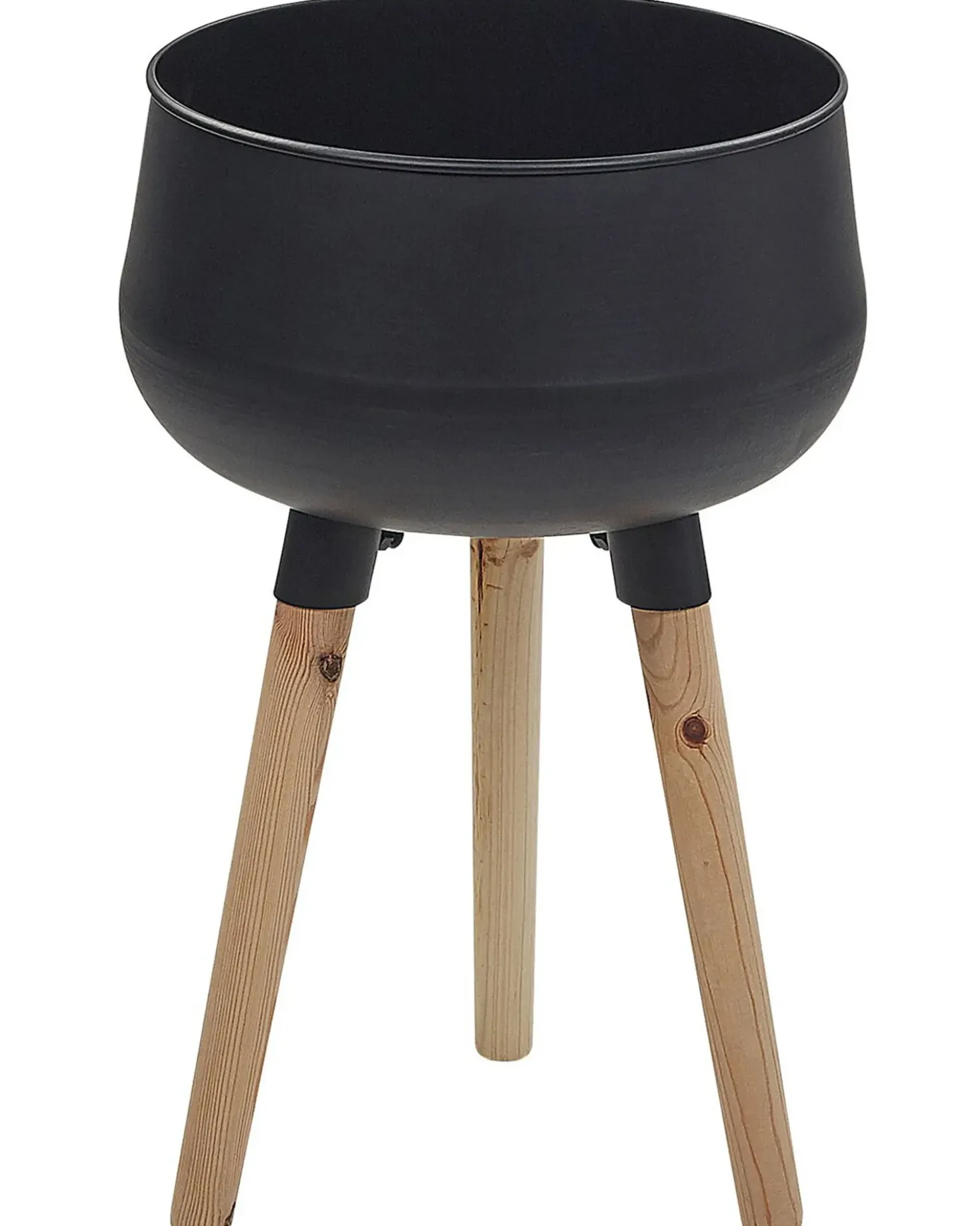 Vaso per piante rialzato AGROS Metallo 30 cm Nero