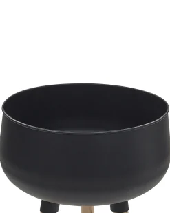 Vaso per piante rialzato AGROS Metallo 35 cm Nero