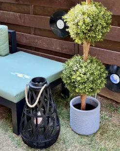 Vaso per piante SAMOS 26 cm Grigio
