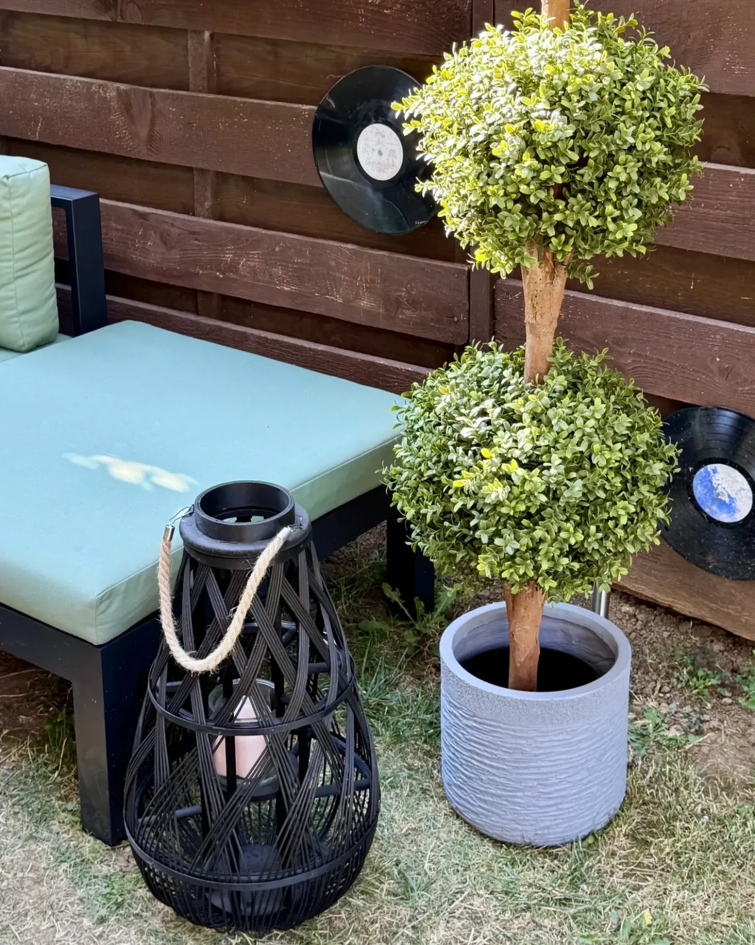 Vaso per piante SAMOS 26 cm Grigio