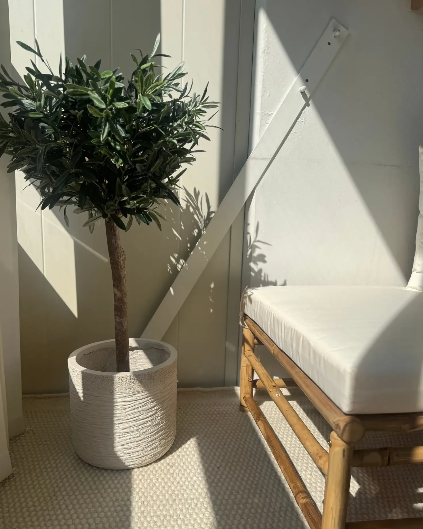 Vaso per piante SAMOS 26 cm Beige chiaro