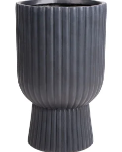 Vaso per piante TAXODIUM 34 cm Grigio grafite