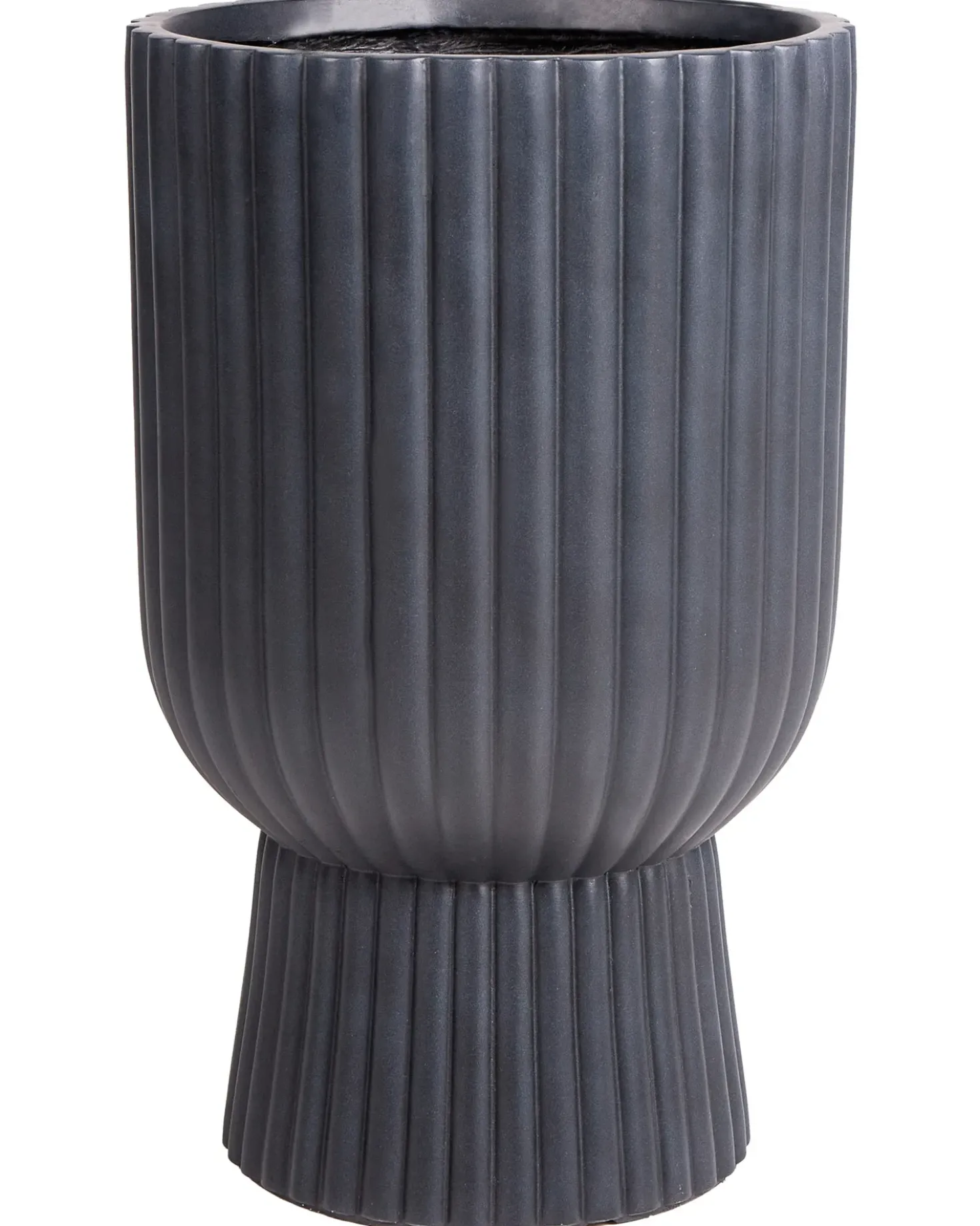 Vaso per piante TAXODIUM 34 cm Grigio grafite