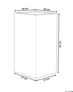 Vaso per piante TENNO 40 cm Beige