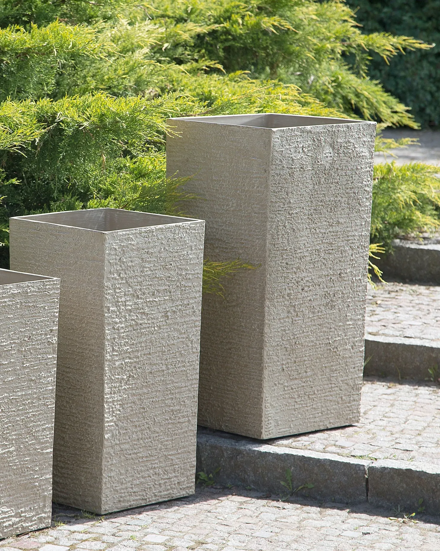 Vaso per piante TENNO 40 cm Beige