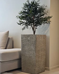 Vaso per piante TENNO 40 cm Beige