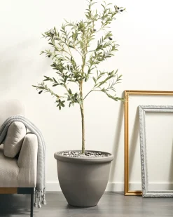 Vaso per piante TESALIA 49 cm Grigio