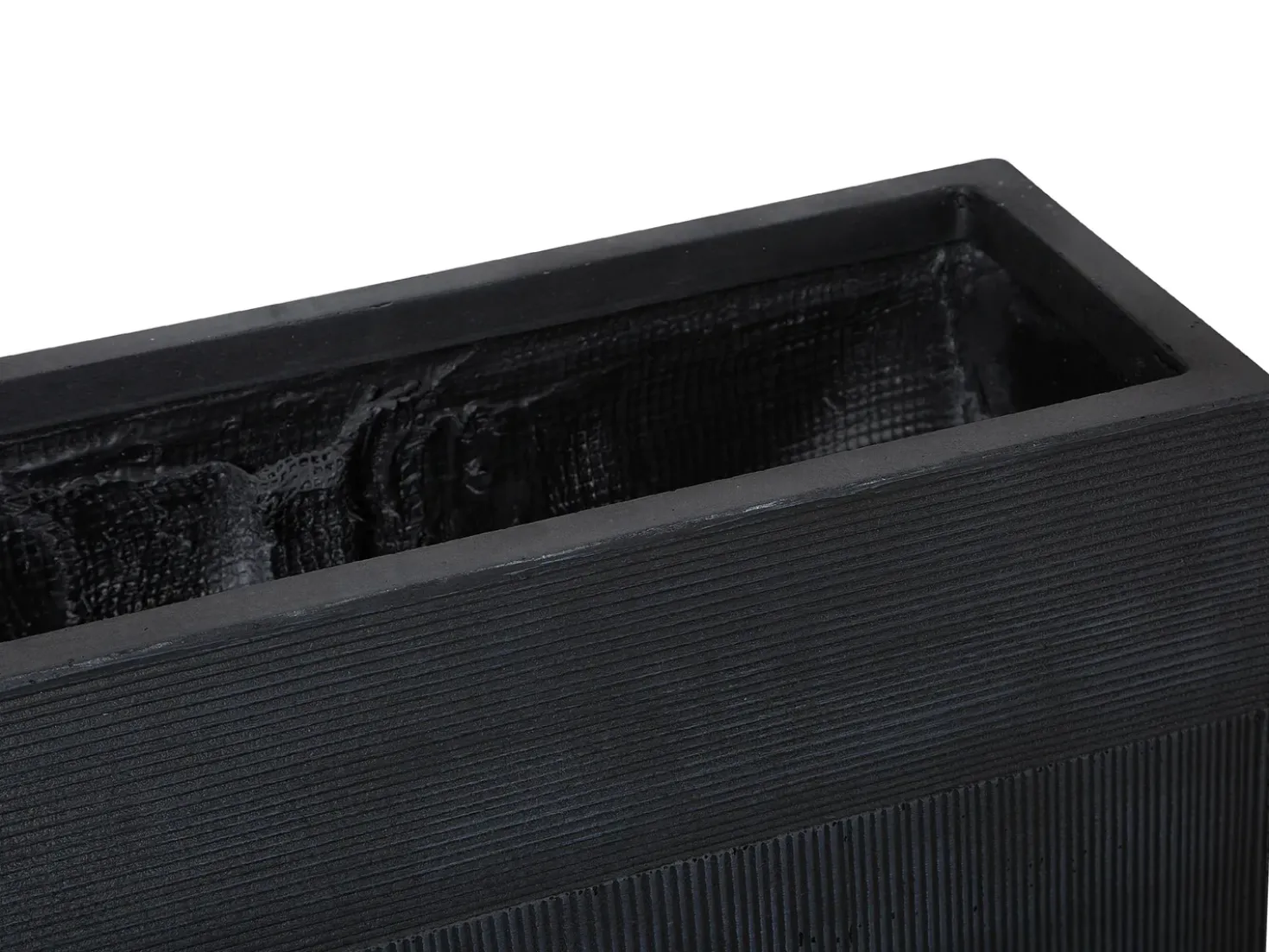 Vaso per piante THIMENA 80 cm Nero