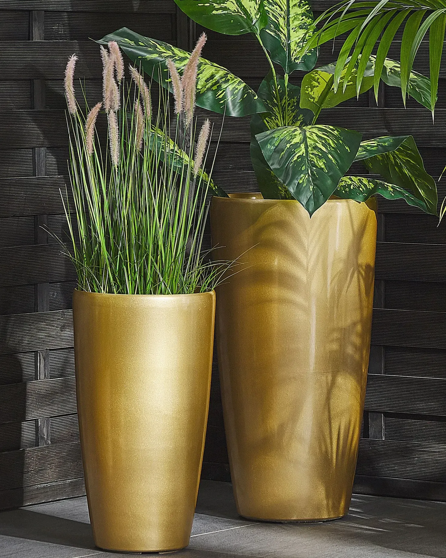 Vaso per piante TSERIA 40 cm Oro
