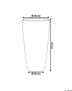 Vaso per piante TSERIA 40 cm Oro