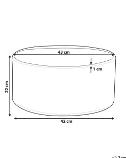 Vaso per piante VALTA 43 cm Bianco