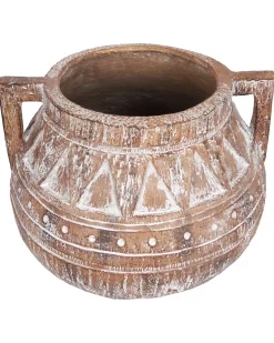Vaso per piante VARIEGATUM 27 cm Marrone
