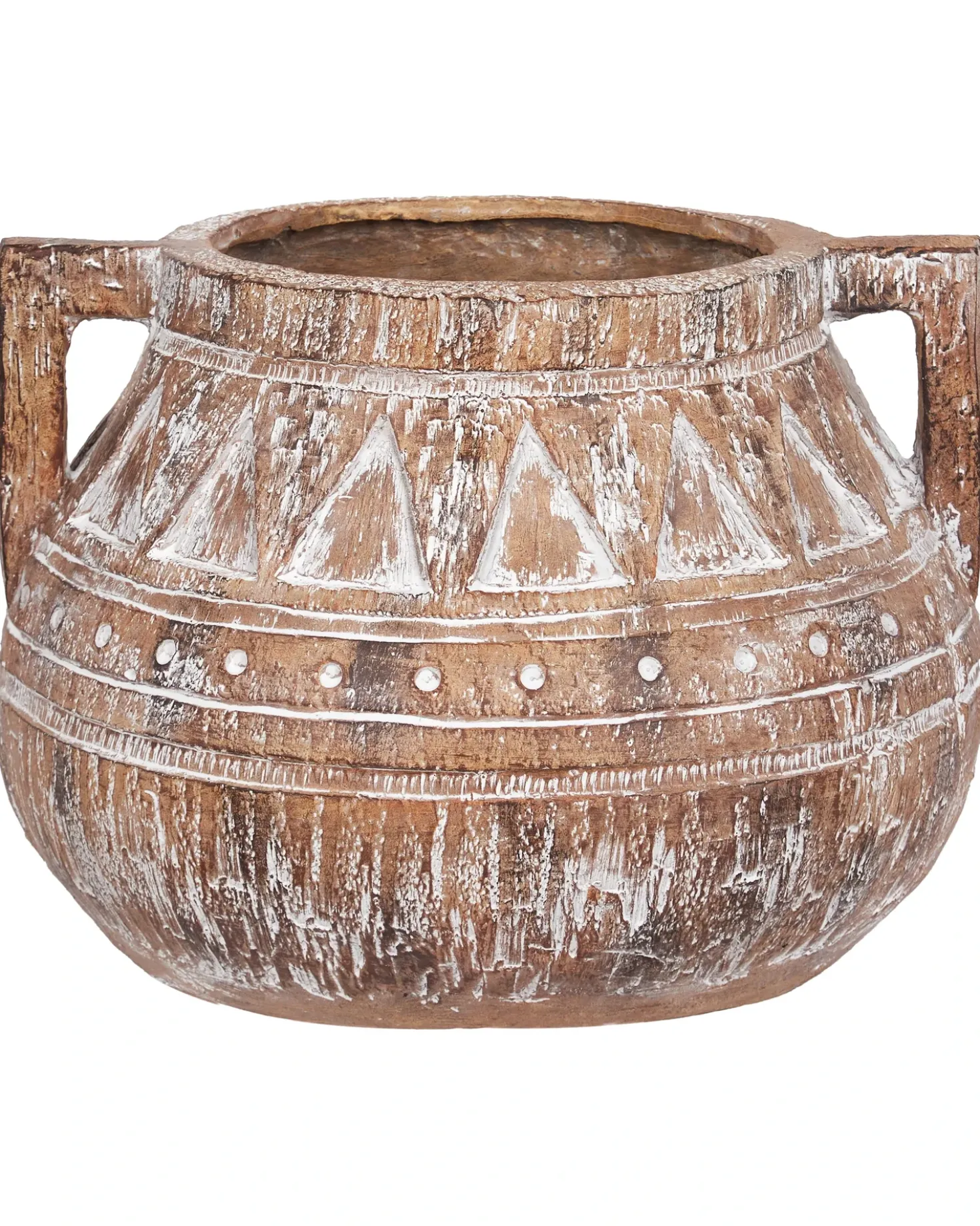 Vaso per piante VARIEGATUM 27 cm Marrone