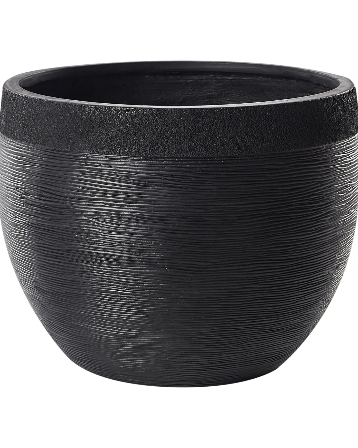 Vaso per piante ZAKROS 50 cm Nero