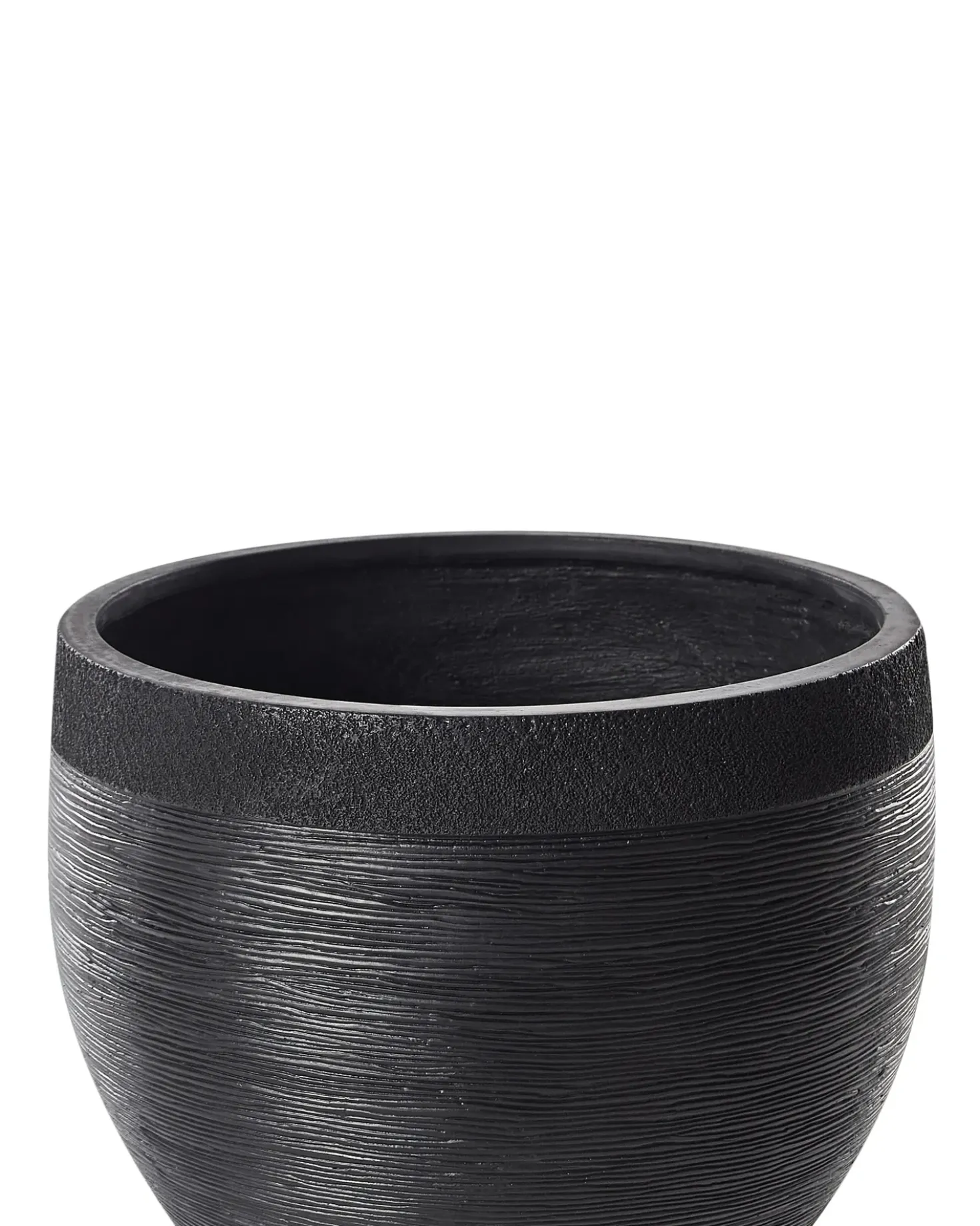 Vaso per piante ZAKROS 50 cm Nero