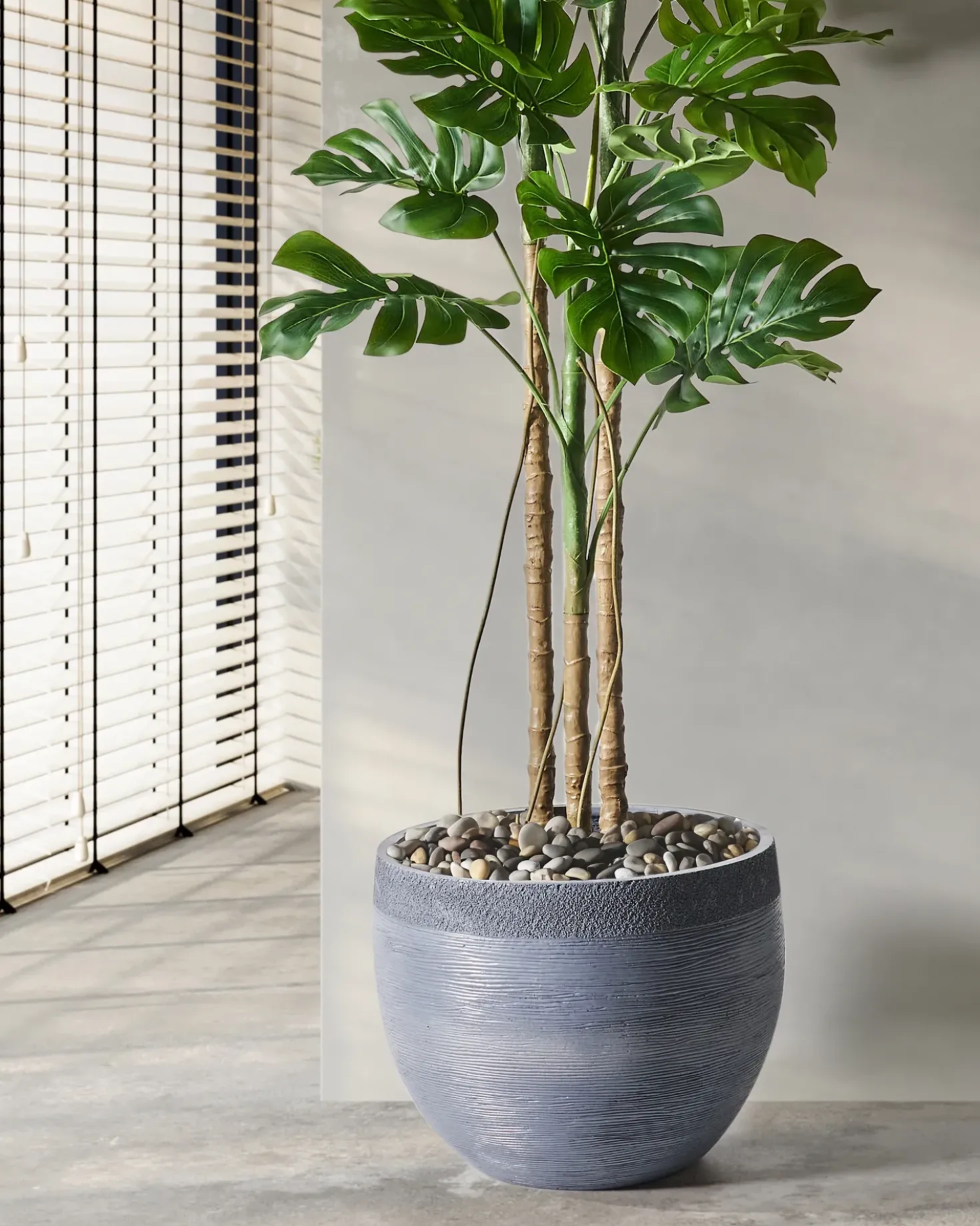 Vaso per piante ZAKROS 50 cm Grigio